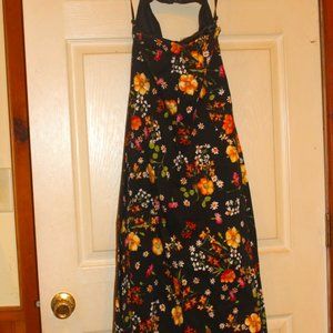 Dolce & Gabbana Black Floral Sundress Sz S